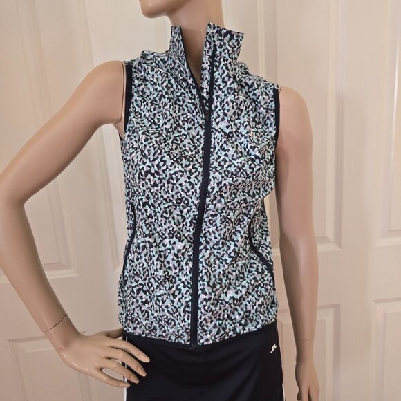 Women's J.Lindeberg W Gale Vest Wind Pro Golf Vest SZ S - Picture 2 of 10